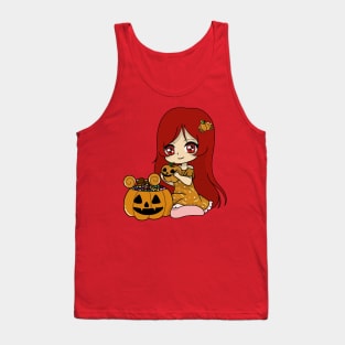 chibi pumpkin girl Tank Top